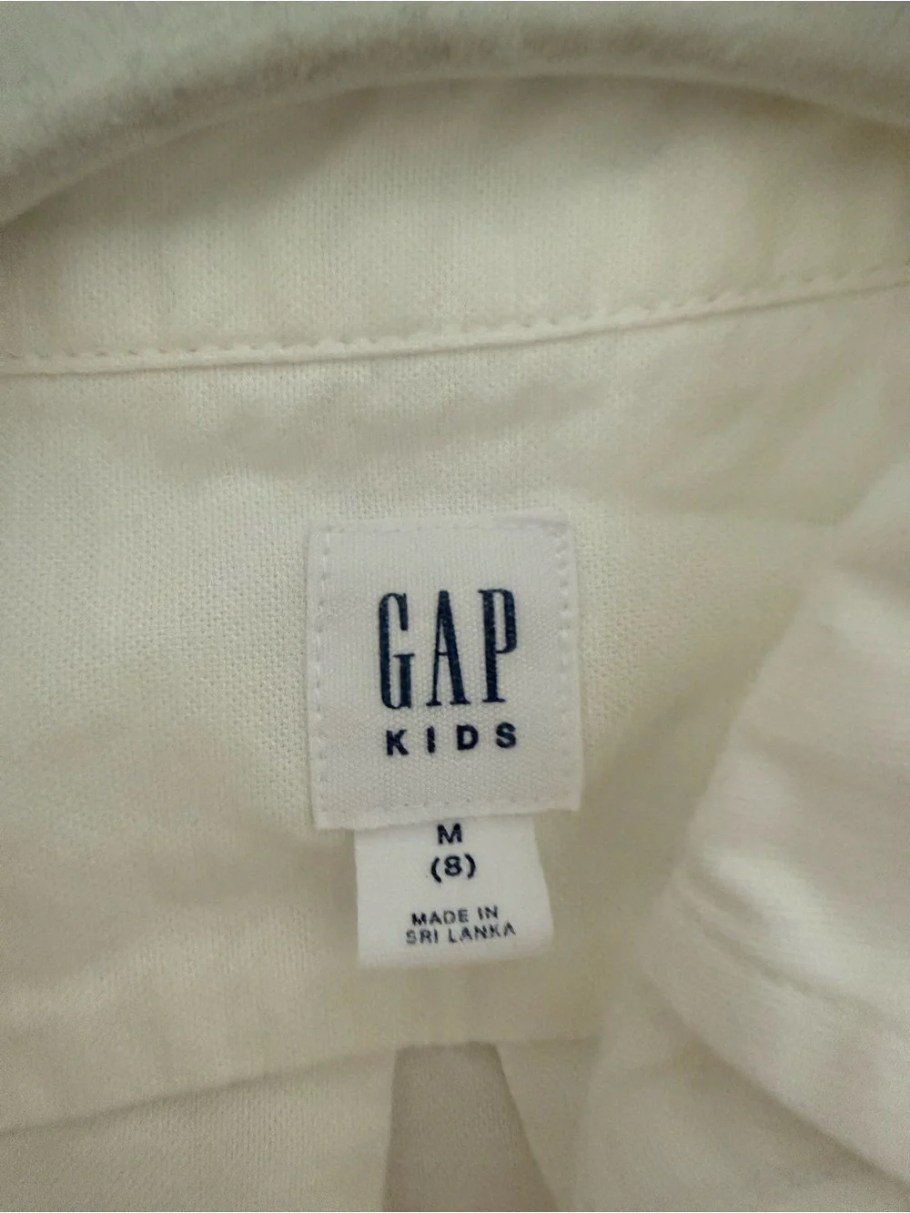 GAP boys White Casual Button-Down Shirt